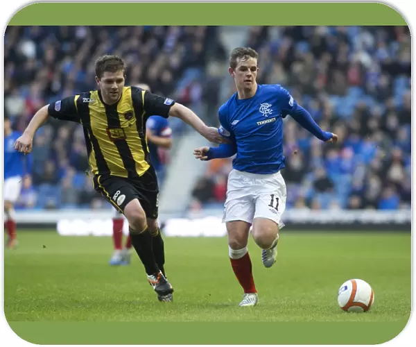 Rangers Football Club: David Templeton's Thrilling 4-2 Goal Against Neil Janczyk and Berwick Rangers at Ibrox Stadium - Scottish Third Division