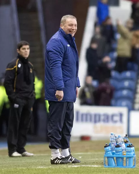 Ally McCoist's Light-Hearted Moment: Rangers 4-2 Victory Over Berwick Rangers at Ibrox Stadium - The Entertaining Manager's Mood Booster Amidst Scottish Third Division Triumph
