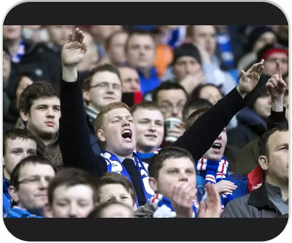 Thrilling Draw at Ibrox: Passionate Rangers Fans in Action - Rangers 1-1 Montrose