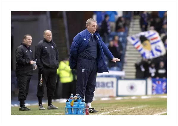 Ally McCoist and Rangers Fight for Third Division Victory: A 1-1 Battle against Montrose at Ibrox Stadium