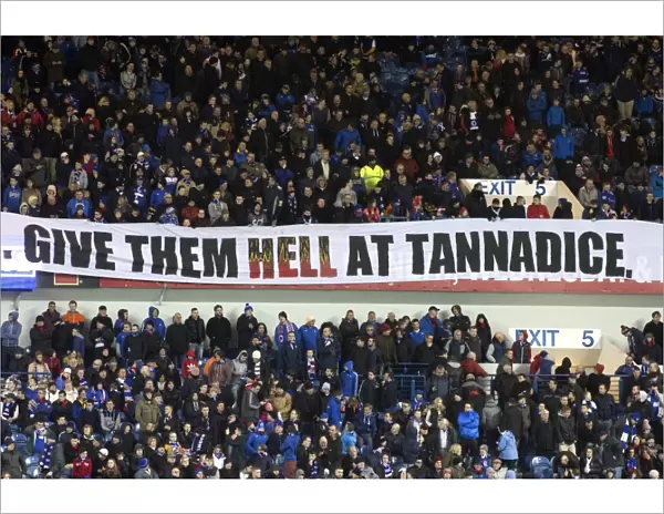 Unyielding Rangers Fans: A Thrilling 1-1 Third Division Battle at Ibrox Against Montrose