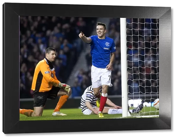 Andy Little's First Goal: Rangers 4-0 Triumph Over Queens Park at Ibrox Stadium