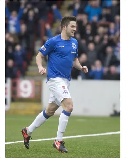 Rangers Andy Little: First Goal Euphoria Against Clyde in Scottish Third Division (4-1)