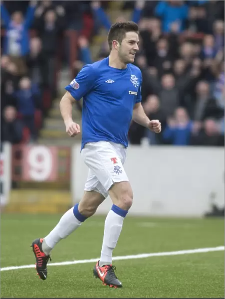 Rangers Andy Little: First Goal Euphoria Against Clyde in Scottish Third Division (4-1)