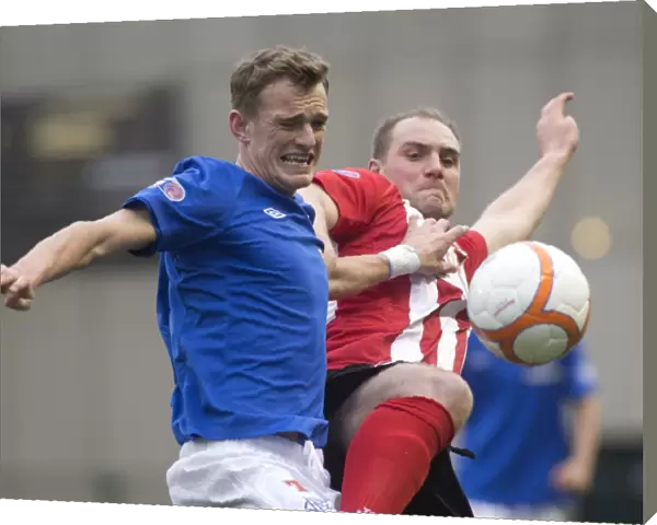 Rangers Dominance: Dean Shiels Scores the Fourth in a 4-1 Thrashing of Clyde in the Scottish Third Division
