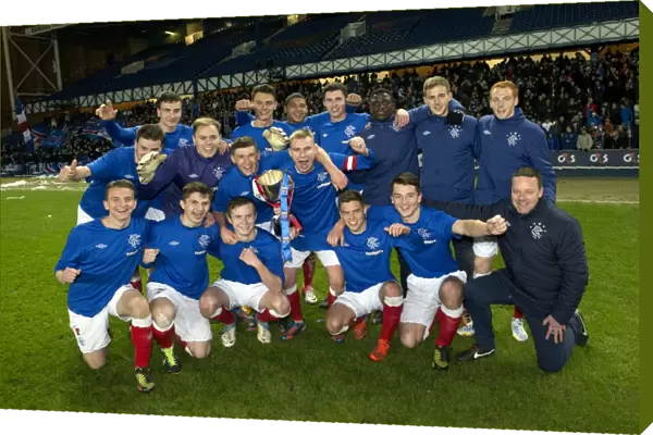 Rangers Reserves Claim SFL Reserve League Title: Andy Mitchell and Team Celebrate 2-0 Victory over Queens Park Reserves at Ibrox Stadium