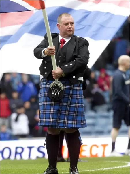 Flag-Bearing Showdown at Ibrox Stadium: Rangers vs Stirling Albion - A 0-0 Battle