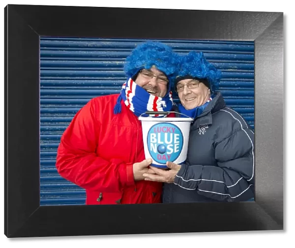 United in Support: Rangers Fans at Ibrox Stadium Raise Funds for Charity with Blue Nose Day (0-0 vs Stirling Albion)