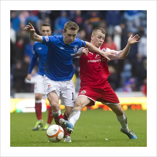 Rangers vs Stirling Albion: A Football Battle at Ibrox Stadium - Robbie Crawford Stands Firm (Scottish Third Division, 0-0)