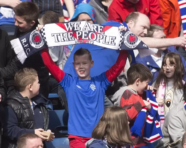 Rangers Glory: Ecstatic Fans Celebrate 4-1 Victory Over Queens Park at Hampden Stadium