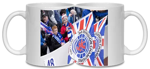 Rangers Glory: 4-1 Victory Over Queens Park at Hampden Stadium - Irn-Bru Scottish Third Division: Ecstatic Rangers Fans Celebrate