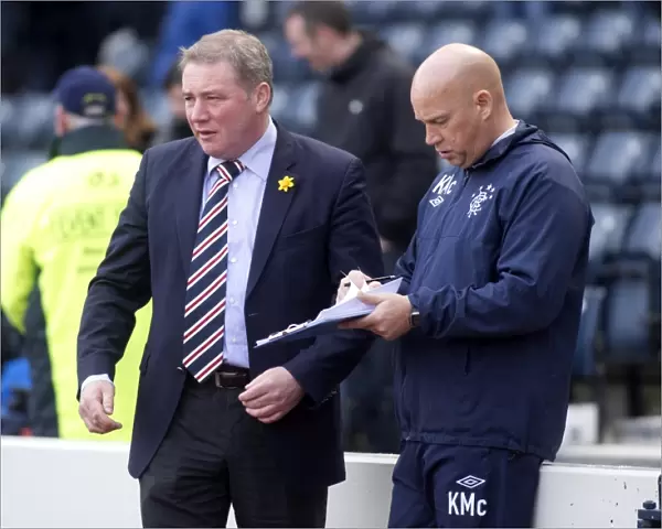 Ally McCoist and Kenny McDowall: Leading Rangers to Glory in the Scottish Third Division (4-1) - Queens Park vs. Rangers at Hampden Stadium
