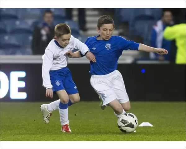 Young Rangers Shine: Half Time Soccer Schools Match at Ibrox Stadium - A Glimpse into the Future of Football (Rangers 2-0 Linfield)