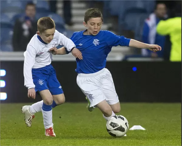 Young Rangers Shine: Half Time Soccer Schools Match at Ibrox Stadium - A Glimpse into the Future of Football (Rangers 2-0 Linfield)