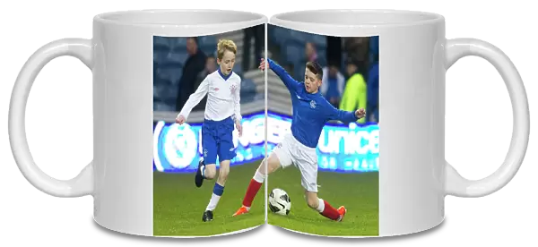 Young Rangers Shine: Nurturing Tomorrow's Football Stars - Half Time Soccer Schools Match at Ibrox Stadium