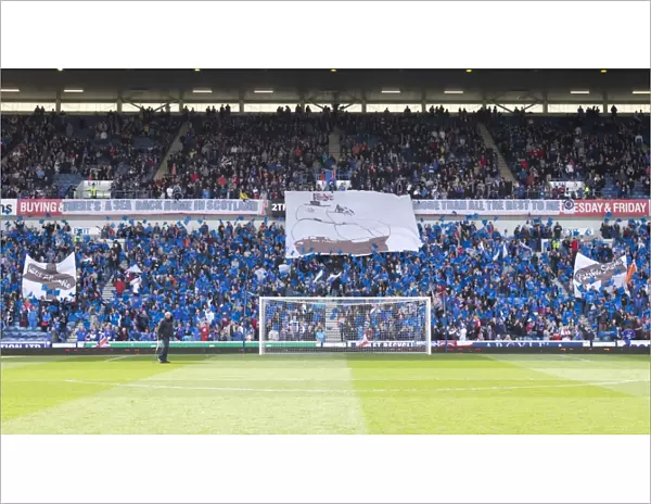 Heartbreaking Moment: Rangers Fans Reaction to 1-2 Loss Against Peterhead in Scottish Third Division at Ibrox Stadium