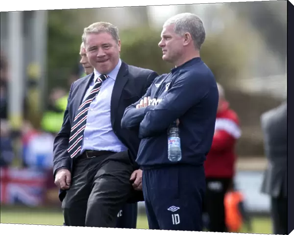 Ally McCoist's Light-Hearted Moments: Rangers Triumphant 4-2 Victory over East Stirlingshire in the Scottish Third Division at Ochilview Park
