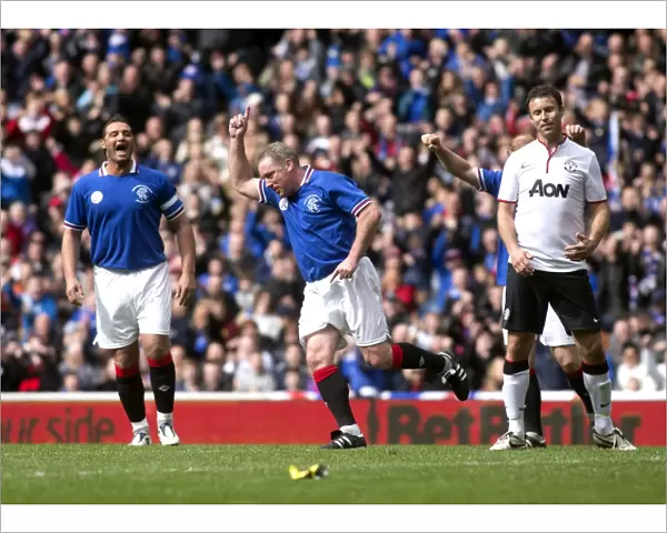 Ally McCoist's Glorious Double: Rangers Legends vs Manchester United Legends at Ibrox Stadium