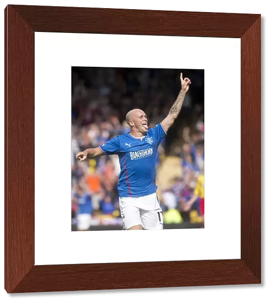 Rangers Nicky Law: First Goal Celebration vs Albion Rovers in Ramsdens Cup
