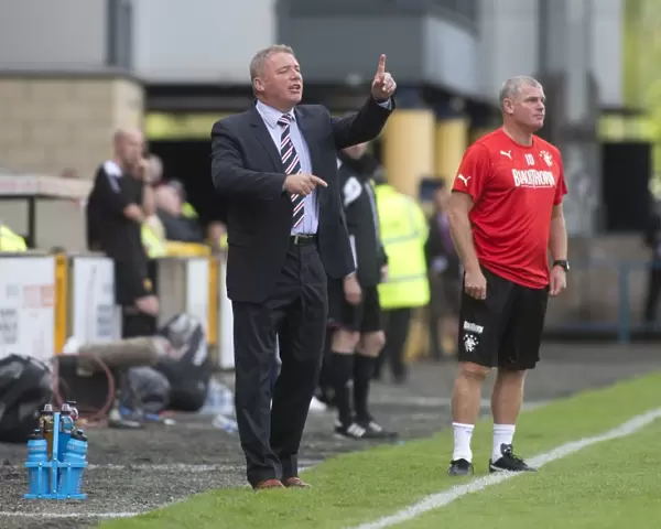 Ally McCoist and Rangers Rampage: 4-0 Victory over Albion Rovers in Ramsdens Cup