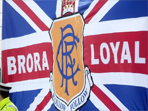 Pride and Passion: Brora Rangers Unwavering Support Amidst a 0-2 Pre-Season Defeat by Rangers