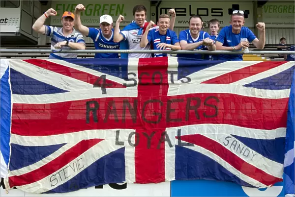 Rangers FC's Pre-Season Victory: A Sea of Supporters at Heidewaldstadion (1-0)