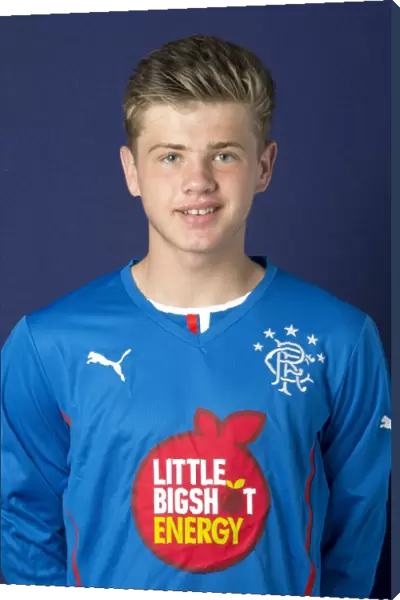Rangers FC: Murray Park - Jordan Hamill's Determined Focus (2013-14 Reserves-Youths Head Shots)