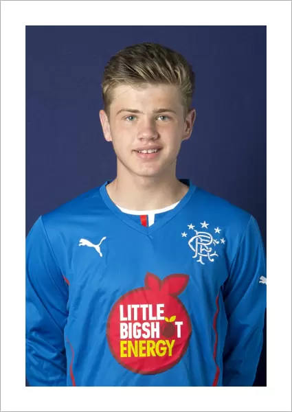 Rangers FC: Murray Park - Jordan Hamill's Determined Focus (2013-14 Reserves-Youths Head Shots)
