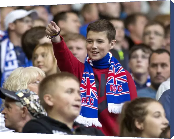Excited Rangers Fans Pack Ibrox Stadium: A 1-1 Thriller Against Newcastle United