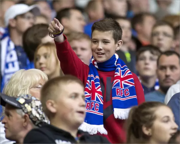 Excited Rangers Fans Pack Ibrox Stadium: A 1-1 Thriller Against Newcastle United