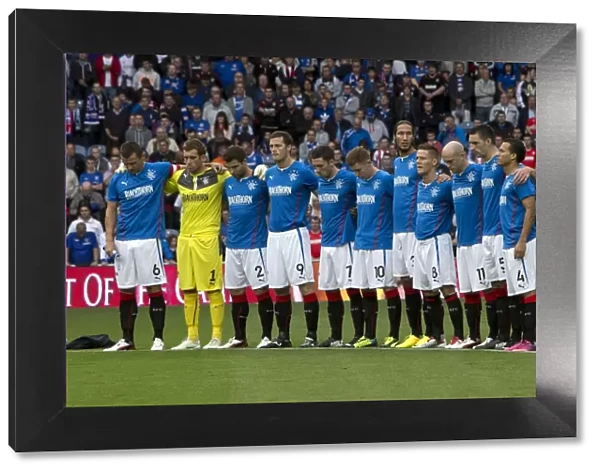 United in Silence: Rangers vs Newcastle United (1-1) - Ibrox Stadium's Solemn Tribute