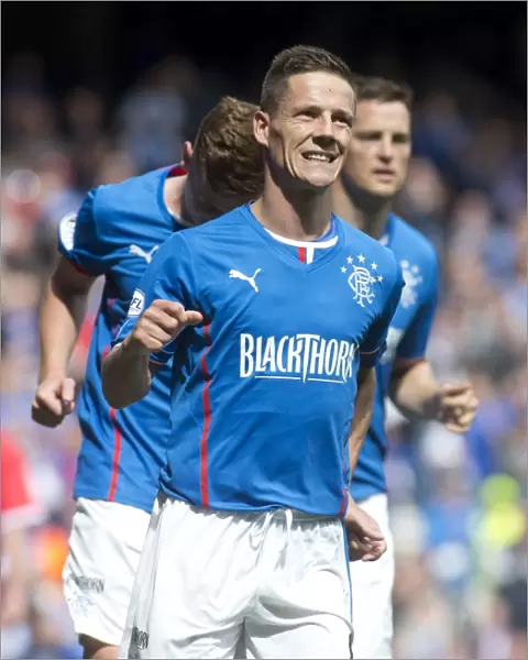 Rangers Ian Black: Exulting in a 4-1 SPFL League 1 Victory over Brechin City at Ibrox Stadium