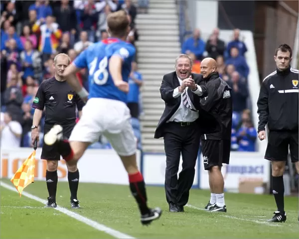 Rangers: Ally McCoist and Team Rejoice in Dean Shiels Goal and 4-1 Victory over Brechin City at Ibrox Stadium