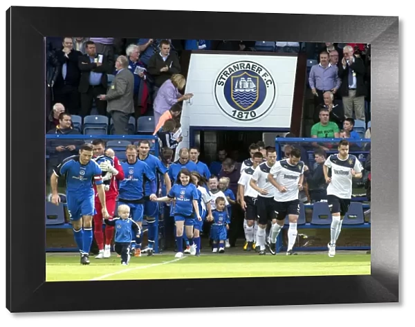 Rangers Football Club: Captains Kick-Off Scottish League One Match vs. Stranraer at Stair Park (3-0)