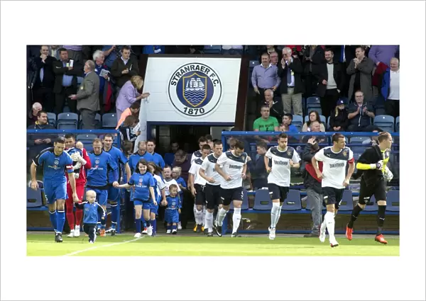Rangers Football Club: Captains Kick-Off Scottish League One Match vs. Stranraer at Stair Park (3-0)