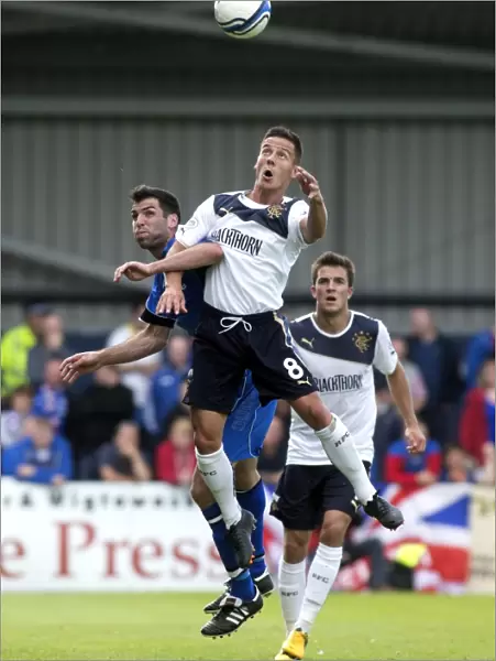 Rangers Ian Black Soaring High: 3-0 Victory over Stranraer in Scottish League One