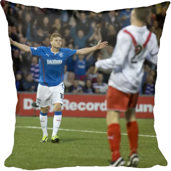 Rangers Lewis Macleod's Euphoric Moment: 6-0 Goal Blitz at Airdrieonians Excelsior Stadium