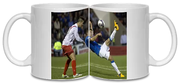 Andy Little's Epic Overhead Kick: Rangers Dominance over Airdrieonians (6-0) in Scottish League One