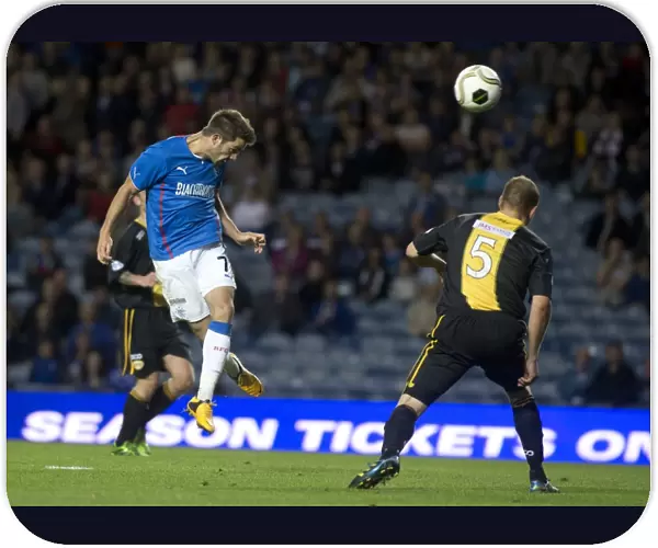Andy Little Scores the Decisive Goal: Rangers 2-0 Berwick Rangers in Ramsden's Cup Round Two at Ibrox Stadium