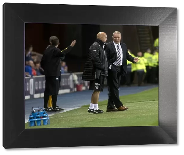McCoist and McDowall Strategize: Rangers 2-0 Berwick Rangers at Ibrox Stadium - Ramsden's Cup Round Two