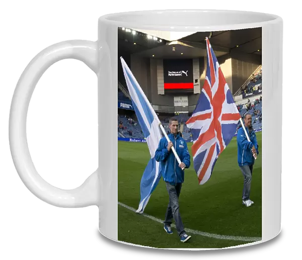 Rangers 2-0 Berwick Rangers: Flag-Bearing Moment at Ibrox Stadium - Ramsden Cup Round Two