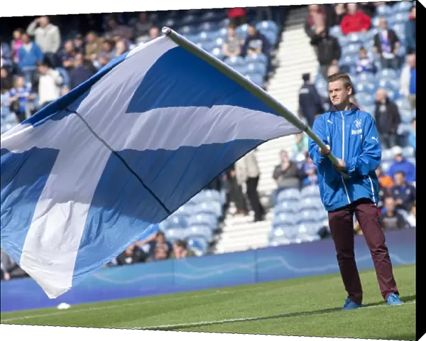 Rangers Glorious Flag-Bearing Moment: 5-0 Victory Over East Fife at Ibrox Stadium