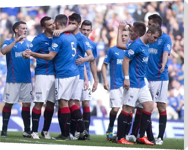 Rangers Five-Goal Blitz: Lee McCulloch and Teammates Celebrate Dominant Victory Over East Fife (5-0)