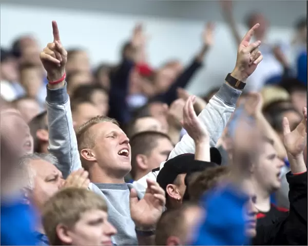 Rangers Glory: A Fan's Euphoric View of the 5-1 Victory Over Arbroath at Ibrox Stadium