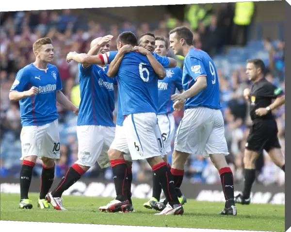 Rangers Lee McCulloch: Relishing His First Goal in a 5-1 Victory Over Arbroath at Ibrox Stadium