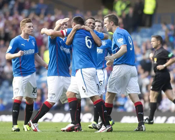 Rangers Lee McCulloch: Relishing His First Goal in a 5-1 Victory Over Arbroath at Ibrox Stadium