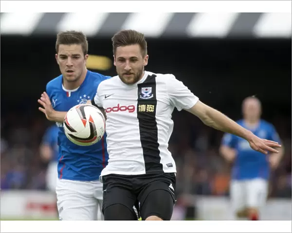 Andy Little Scores the Opener: Rangers 2-0 Triumph over Ayr United in SPFL League 1 at Somerset Park