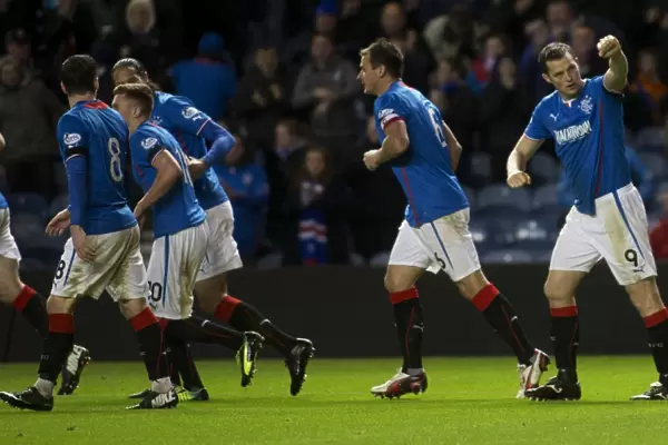 Rangers Triumph: Jon Daly's Inaugural Goal in Rangers 3-0 Scottish Cup Victory over Airdrieonians at Ibrox