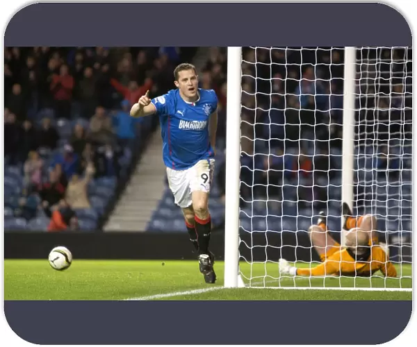 Rangers Jon Daly Doubles: Triumphant Moment as Rangers Secure 3-0 Scottish Cup Victory over Airdrieonians at Ibrox Stadium