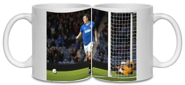 Rangers Jon Daly Doubles Up: A Triumphant Moment in the 3-0 Scottish Cup Victory over Airdrieonians at Ibrox Stadium